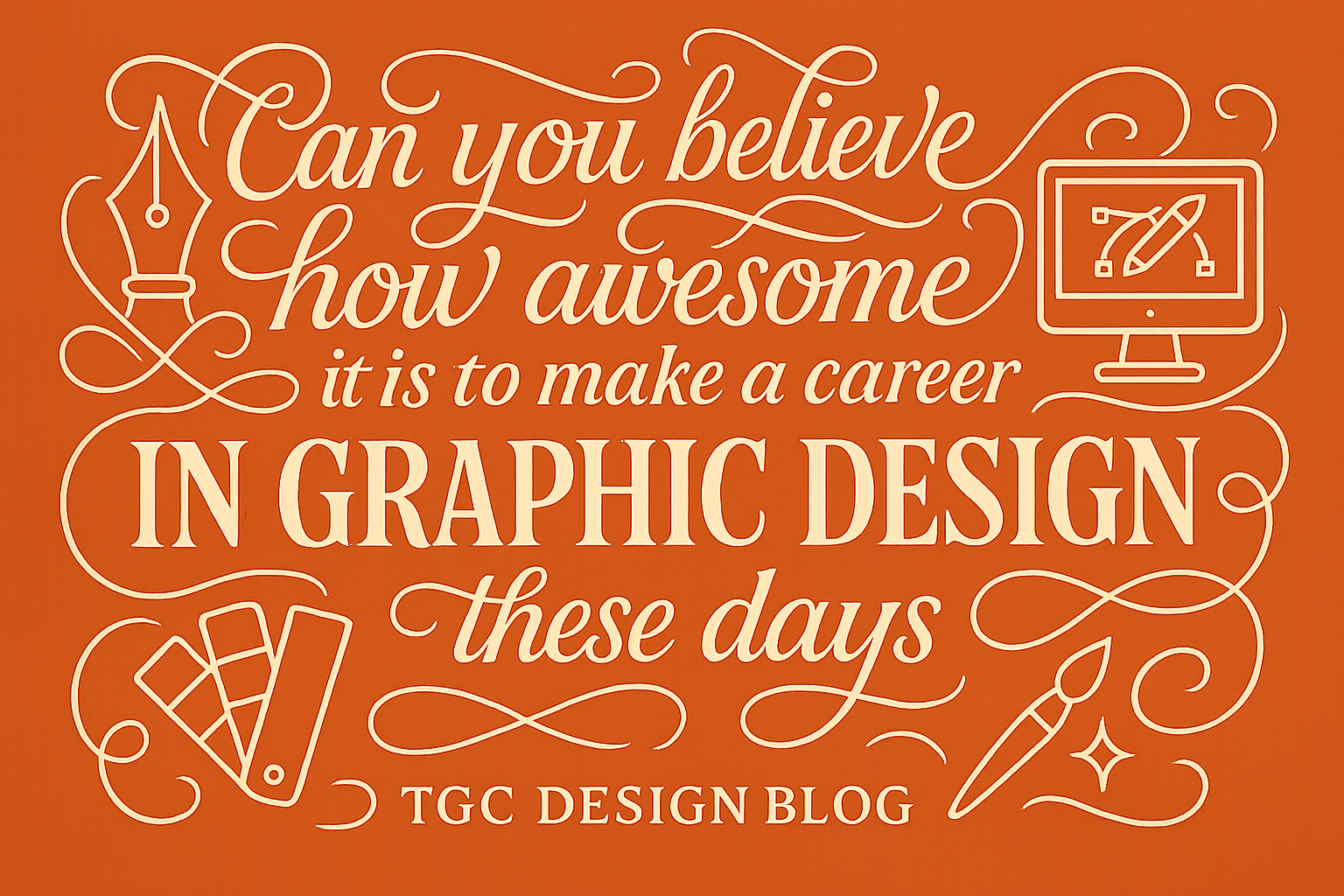 Can you believe, how awesome it is to make career in graphic design these days